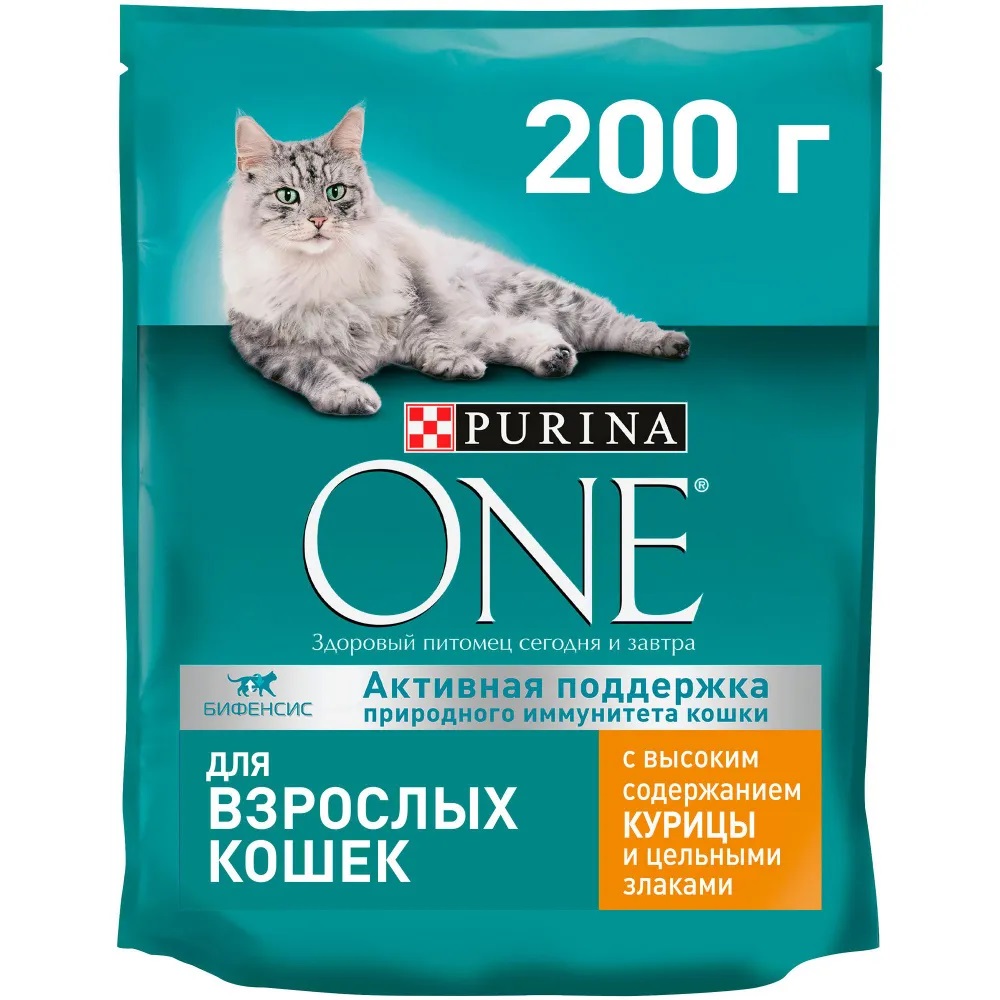 

Сухой корм для кошек Purina One Adult Курица Злаки 750г