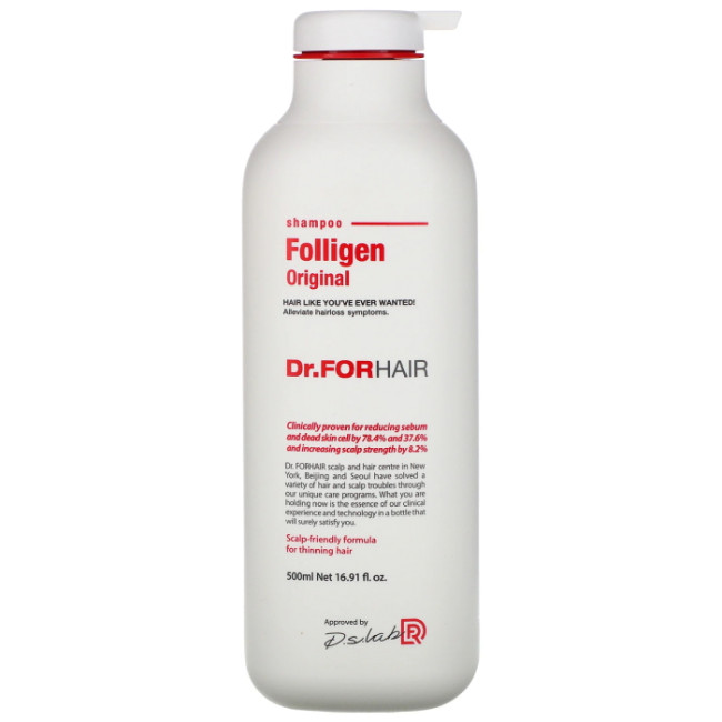 Шампунь  Dr. Forhair  с липосомами против выпадения волос Folligen Shampoo (500 мл)