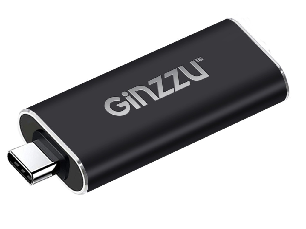 

Адаптер Ginzzu USB Type-C - HDMI USB Type-C м (GC-870HC), Черный, GC-870HC