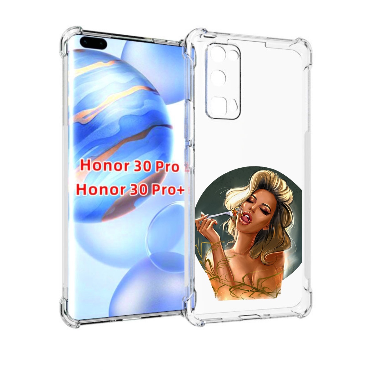 

Чехол бампер MyPads голодная-девушка-модель женский для Huawei H, Прозрачный, Tocco