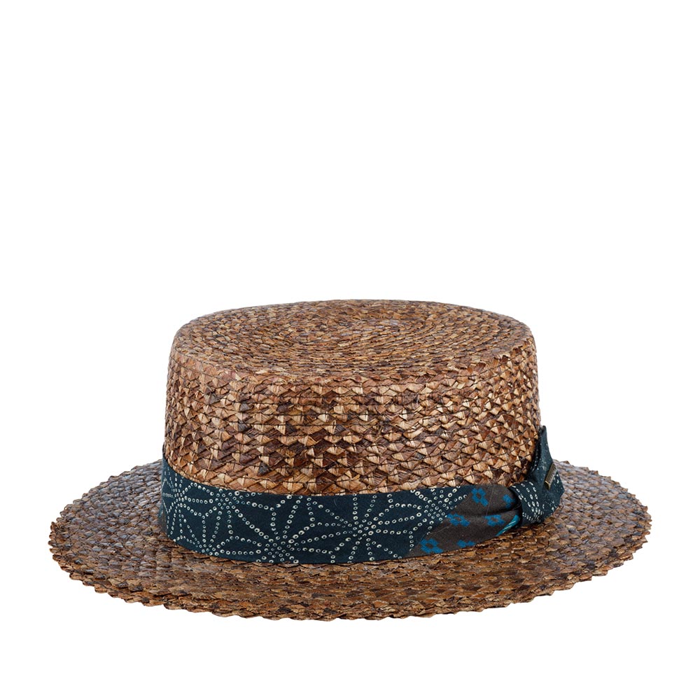 Шляпа унисекс STETSON 2938510 BOATER PALM коричневая р 59