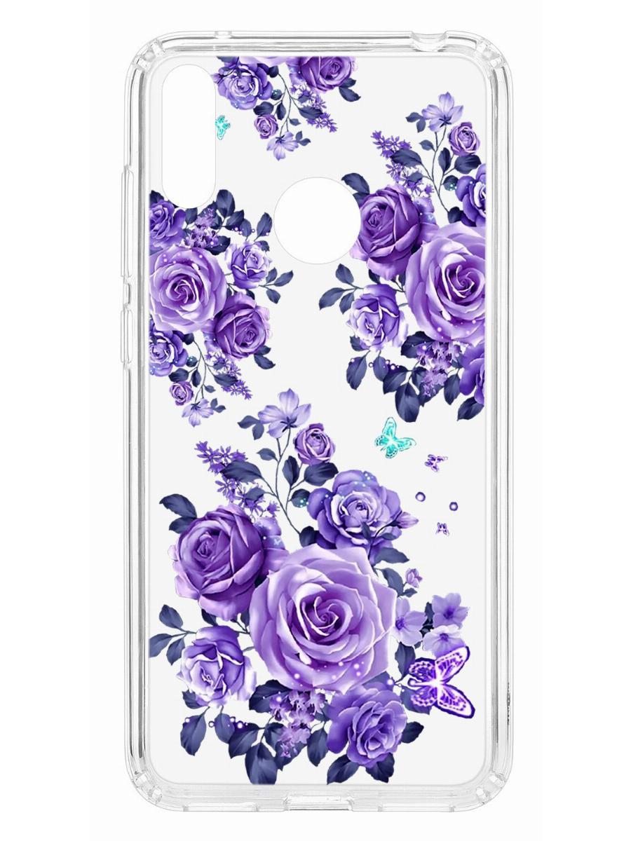 фото Чехол для huawei y7 2019 kruche print roses кruче