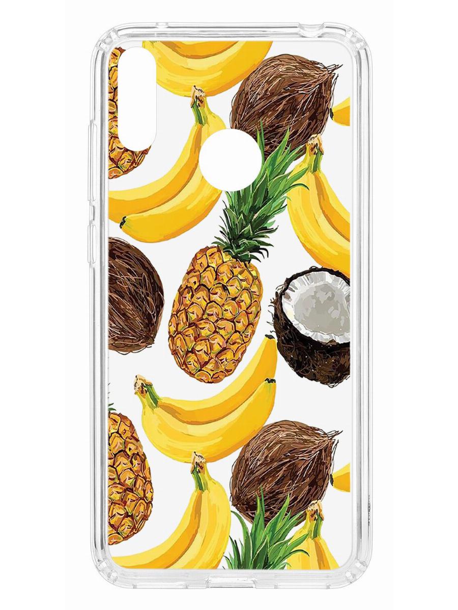 

Чехол для Huawei Y7 2019 Kruche Print Тропический микс