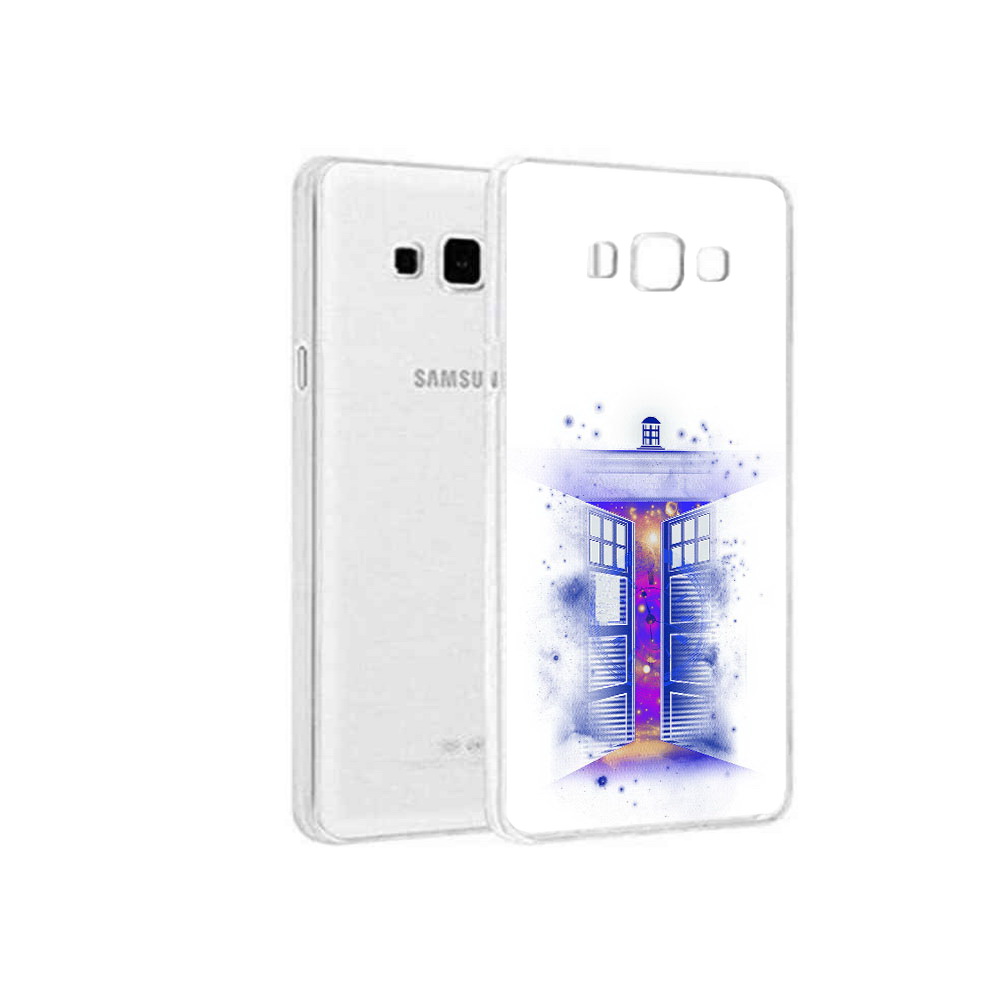 Чехол MyPads Tocco для Samsung Galaxy A3 (2015) фиолетовый уголок абстракция