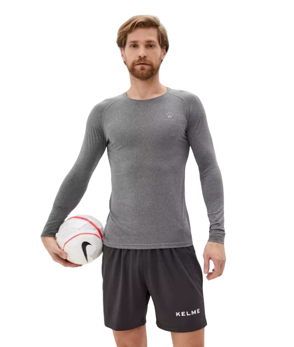 

Футболка с длинным рукавом KELME Tech fit, 3891113-222-M, р.M, серый, Tech fit