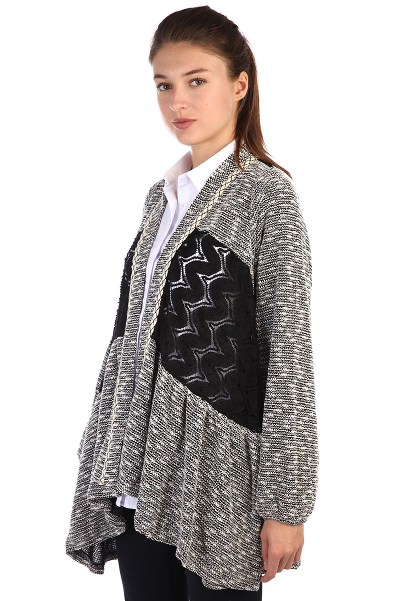 

Кардиган женский MISS ME! SQ59377 серый L, SQ59377