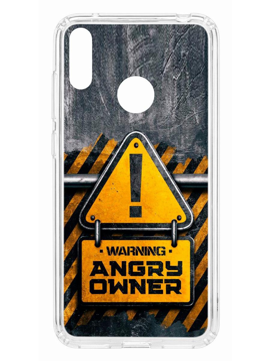 

Чехол для Huawei Y7 2019 Kruche Print Angry Owner