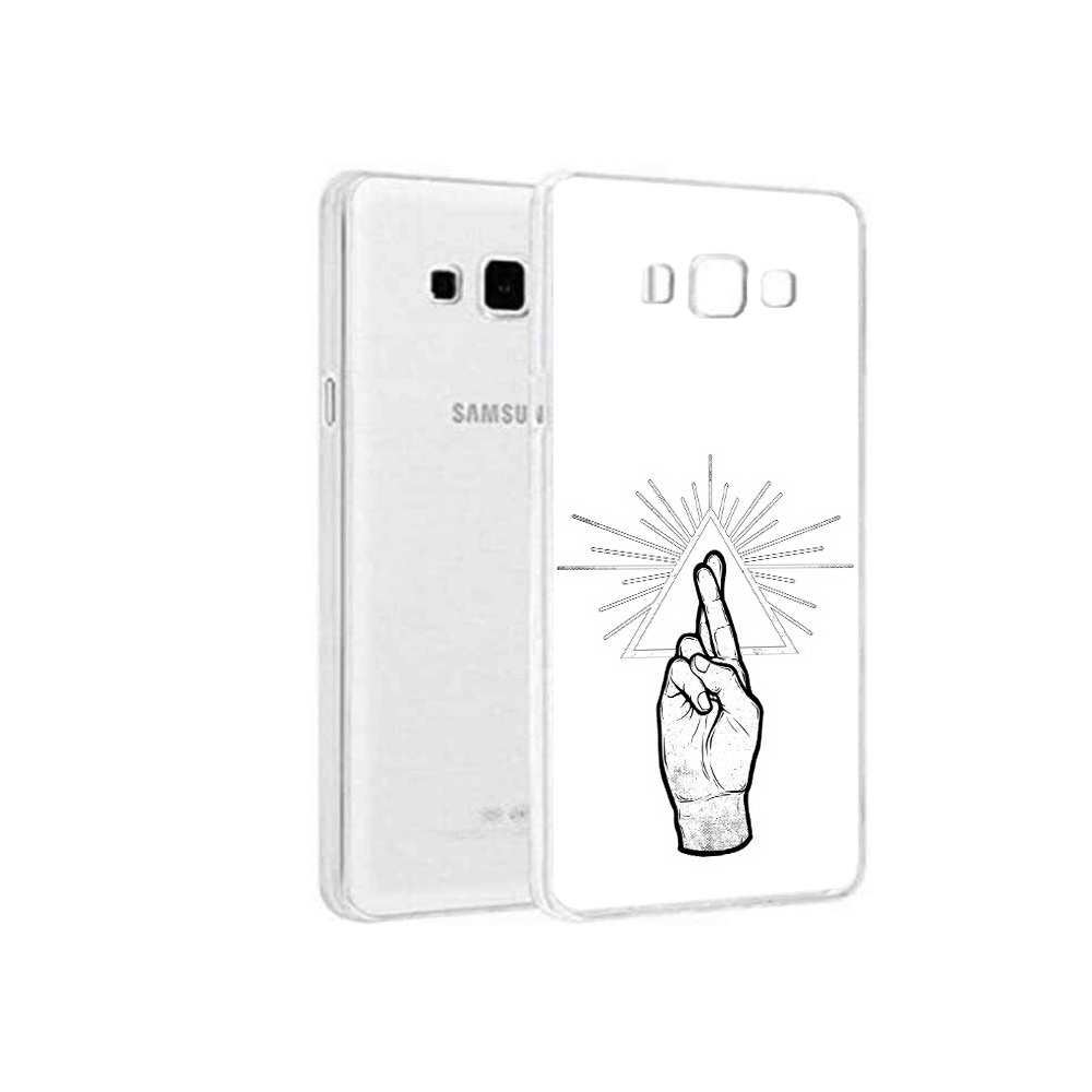 

Чехол MyPads Tocco для Samsung Galaxy A3 (2015) черно белая рука, Прозрачный, Tocco