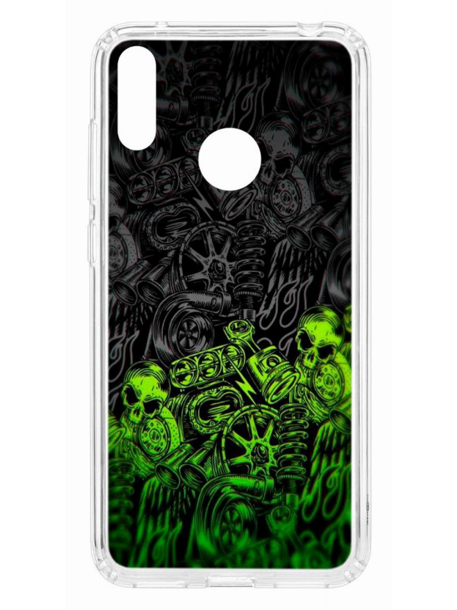 фото Чехол для huawei y7 2019 kruche print garage кruче