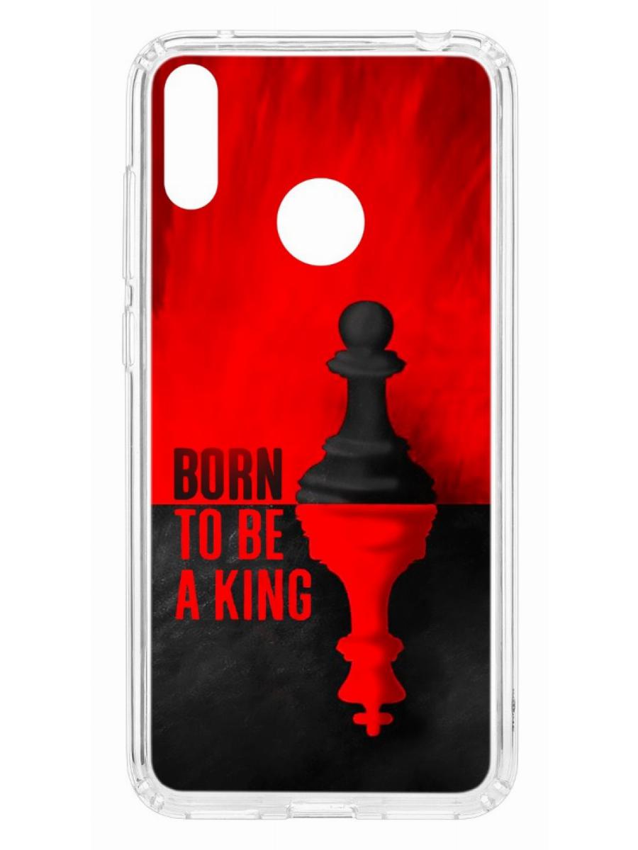 фото Чехол для huawei y7 2019 kruche print born to be a king кruче