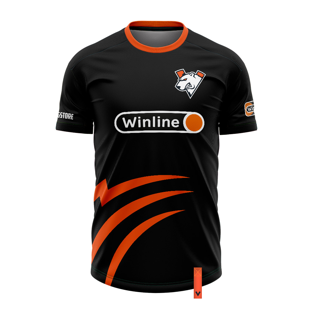 Футболка мужская Virtus.pro FVPJERSEWL23BK черная XS