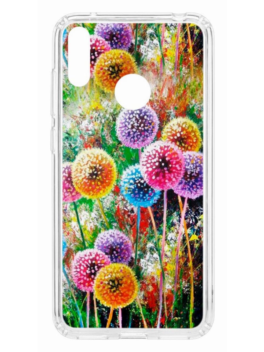 фото Чехол для huawei y7 2019 kruche print одуванчики кruче