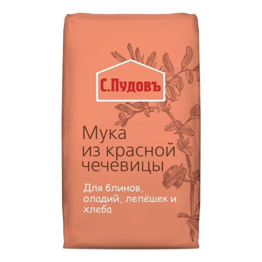 

Мука С.Пудовъ чечевичная общего назначения высший сорт 500 г