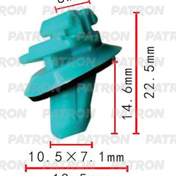 

Клипса Автомобильная PATRON P372047