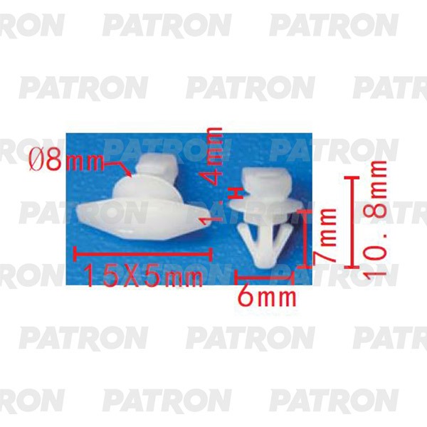 

Клипса Автомобильная PATRON P372139