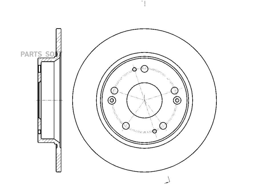 

Диск Тормозной 1Шт GBRAKE GR01697