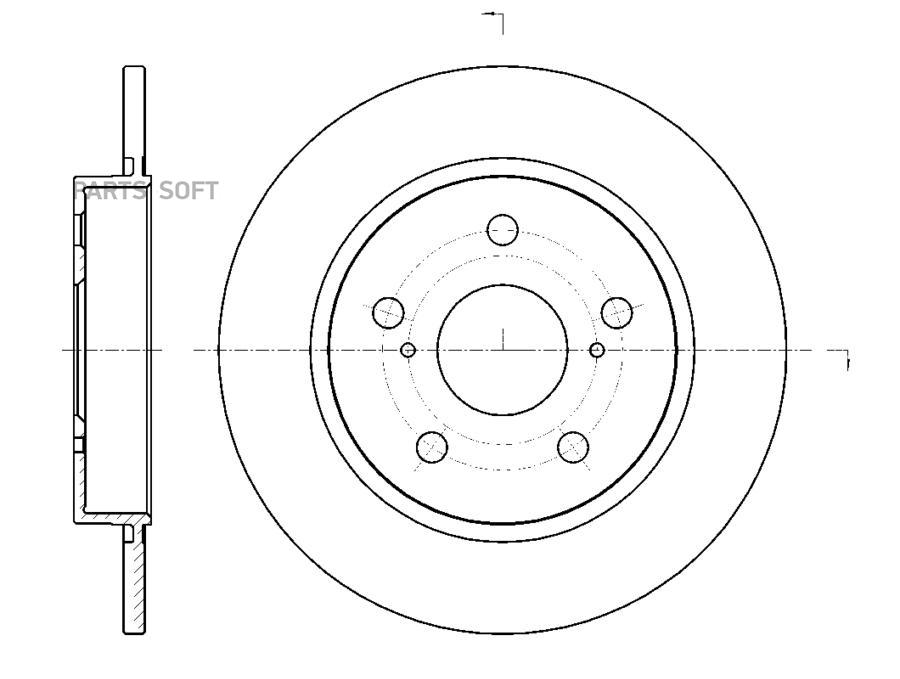 

Диск Тормозной 1Шт GBRAKE GR01748