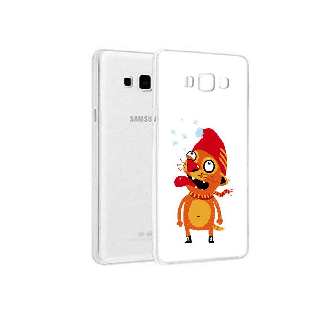 

Чехол MyPads Tocco для Samsung Galaxy A3 (2015) Зимний кот, Прозрачный, Tocco