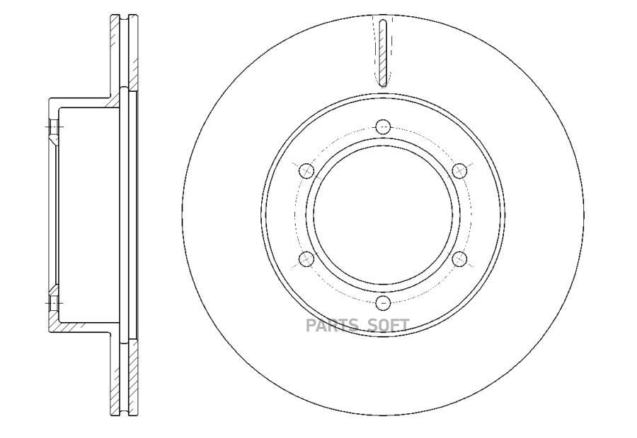 

Диск Тормозной 1Шт GBRAKE GR02125