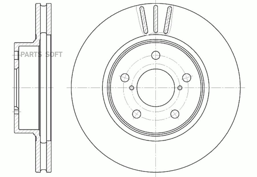 

Диск Тормозной 1Шт GBRAKE GR02201