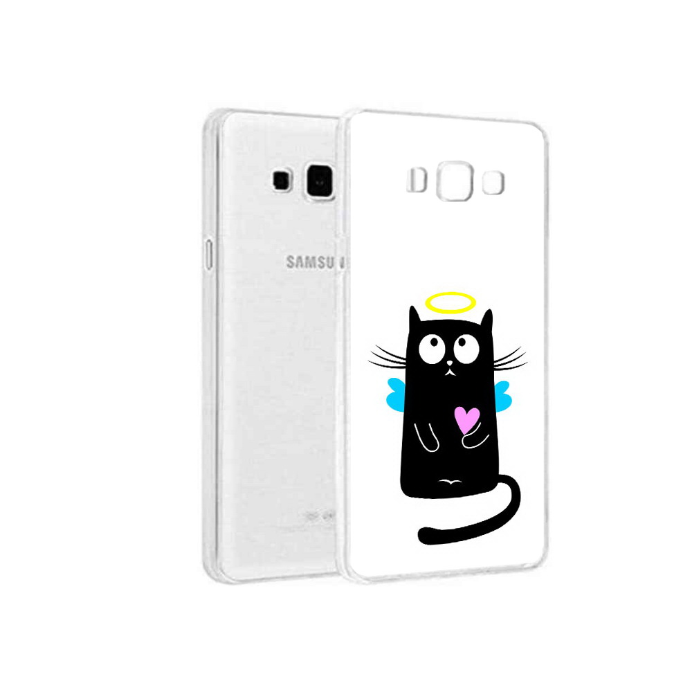

Чехол MyPads Tocco для Samsung Galaxy A3 (2015) Кот ангелок, Прозрачный, Tocco
