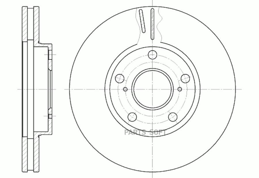 Диск Тормозной 1Шт GBRAKE GR02209