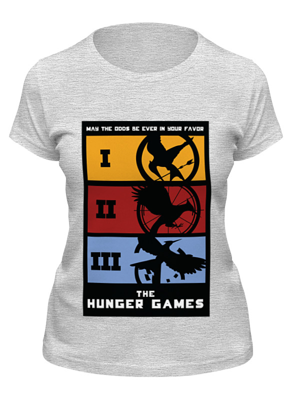 

Футболка женская Printio Голодные игры (the hunger games) серая L, Серый, Голодные игры (the hunger games)