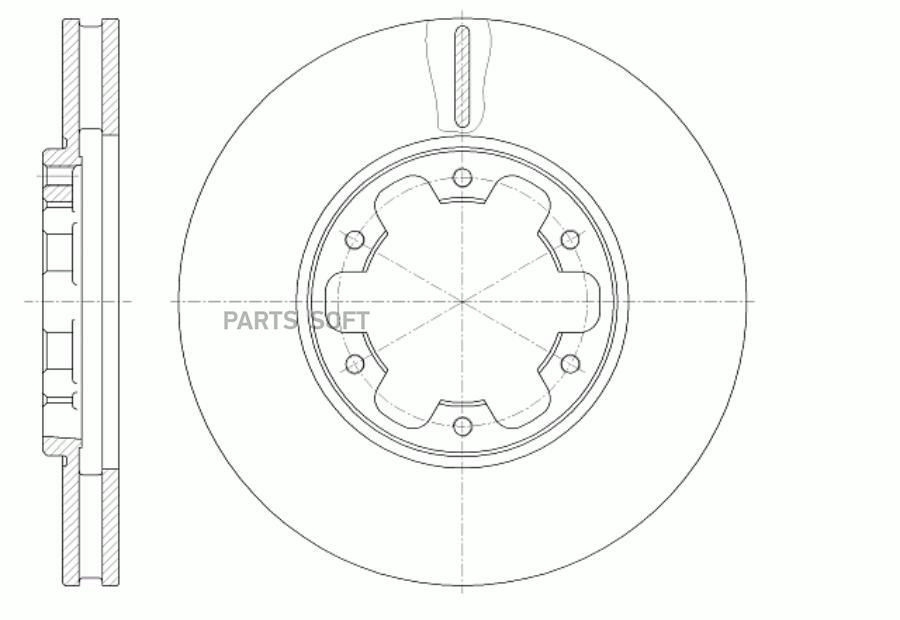 

Диск Тормозной 1Шт GBRAKE GR02242