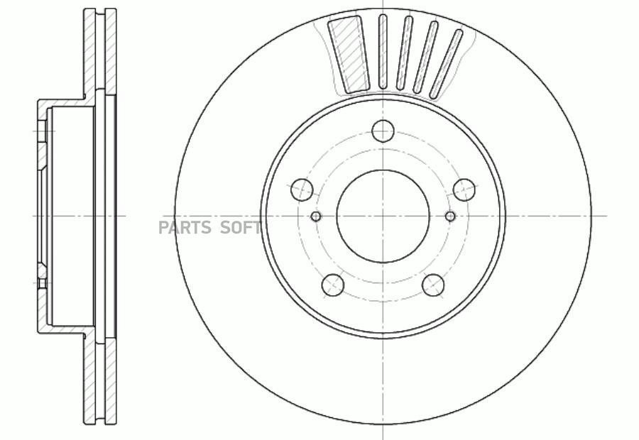 

Диск Тормозной 1Шт GBRAKE GR02248