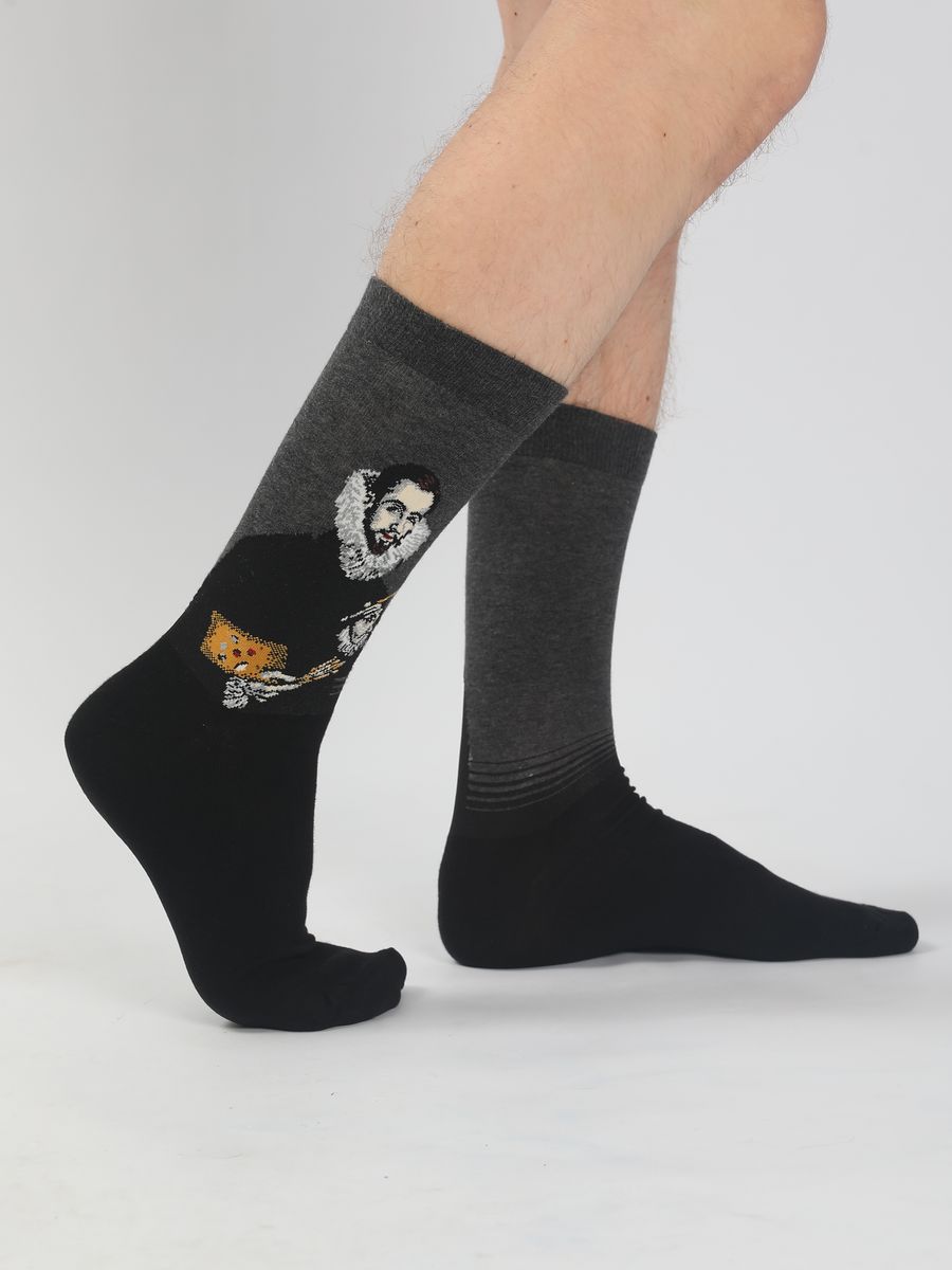 Носки мужские EKMEN НМ-026-э серые 41-45