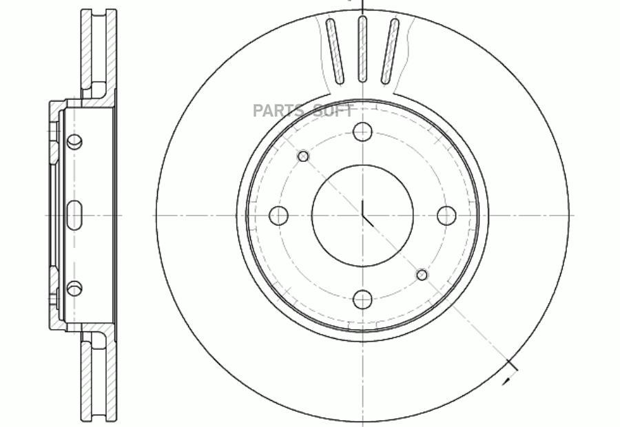 

Диск Тормозной 1Шт GBRAKE GR02831
