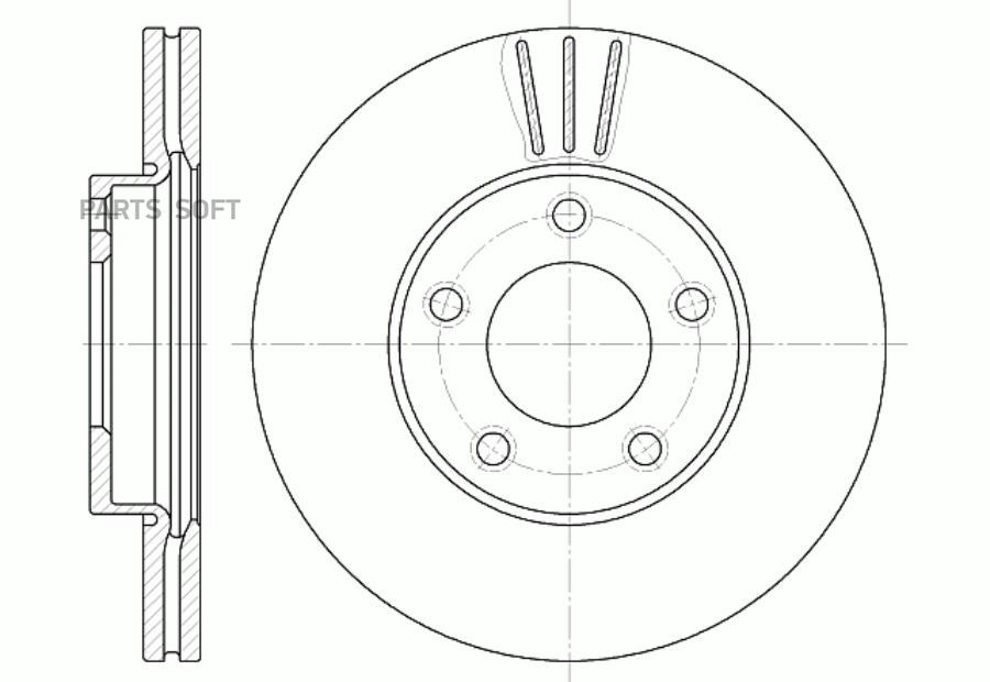 

Диск Тормозной 1Шт GBRAKE GR02877