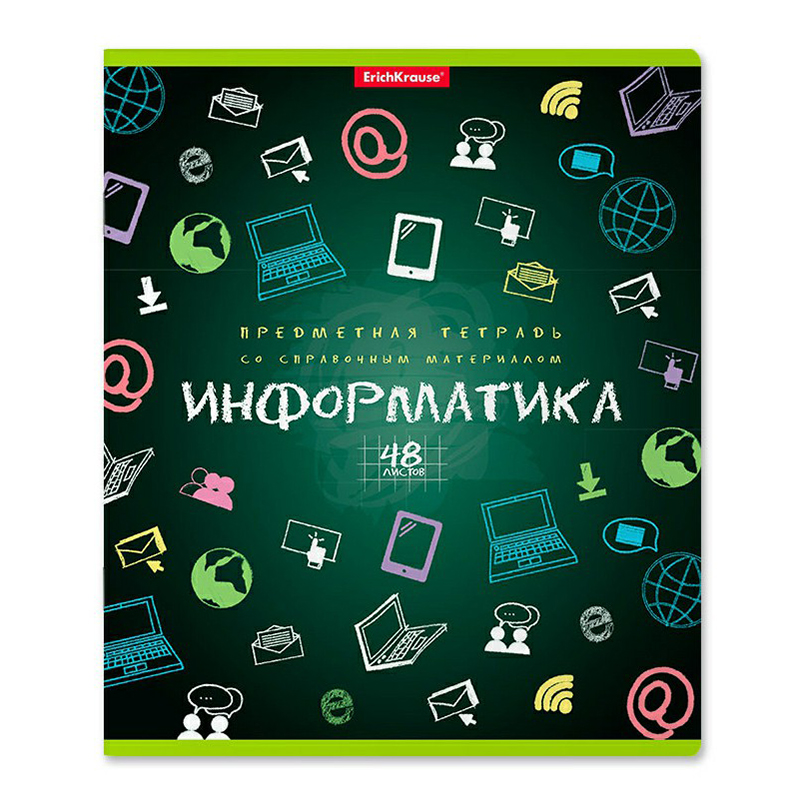 Тетрадь общая ErichKrause К доске! 48 листов Информатика А5 в клетку