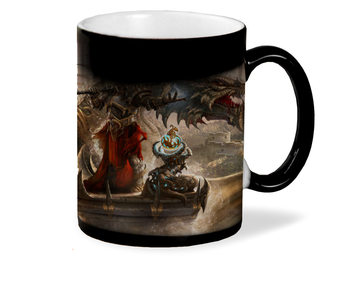 

Кружка CoolPodarok dragon eternity Дракон Рыцарь с секирой