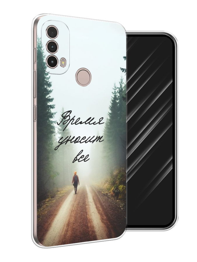

Чехол Awog на Nokia C100 "Время уносит все", Зеленый;коричневый;белый, 125350-6