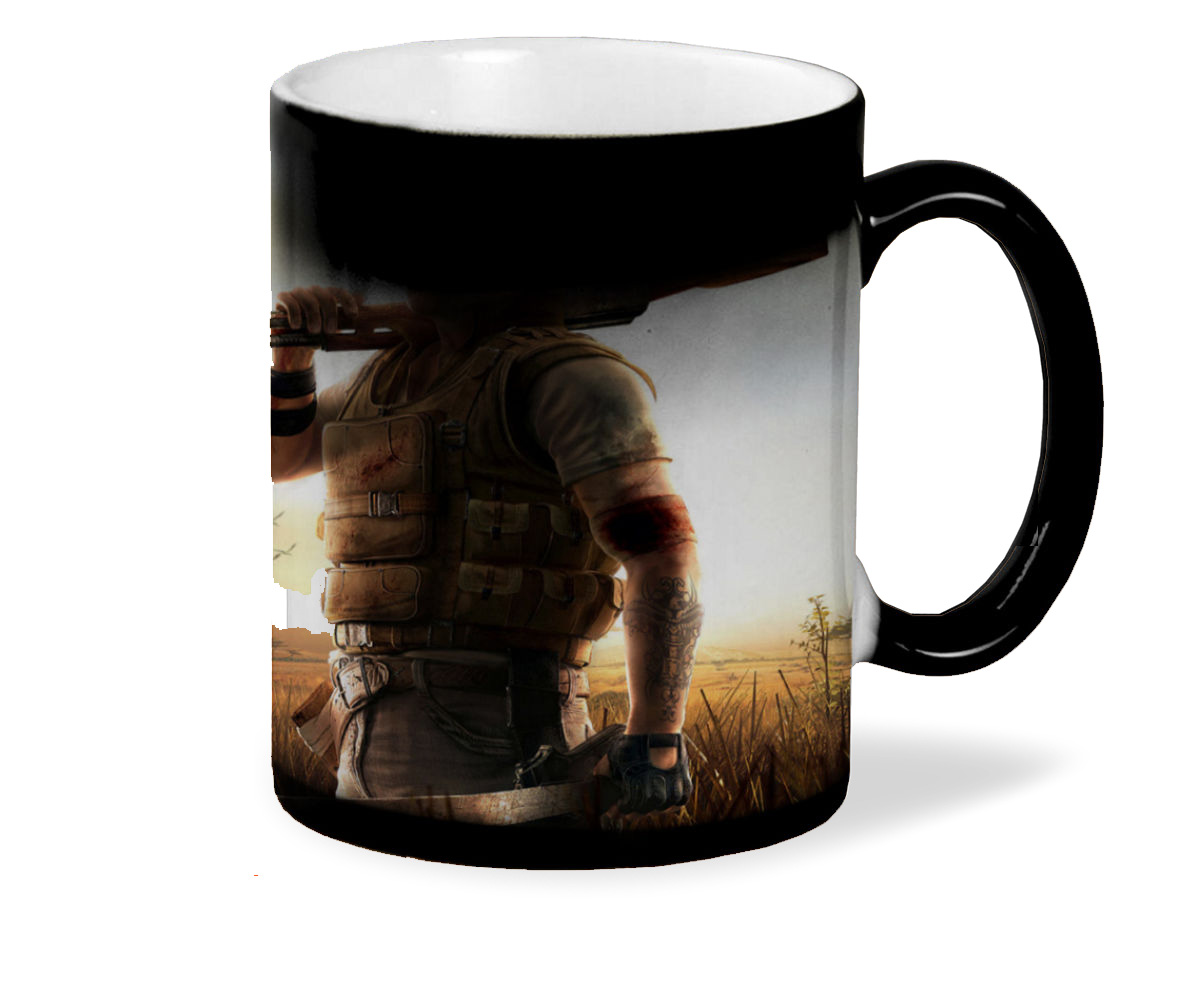 

Кружка CoolPodarok far cry 2 С ружьём на плече Мачете Поле