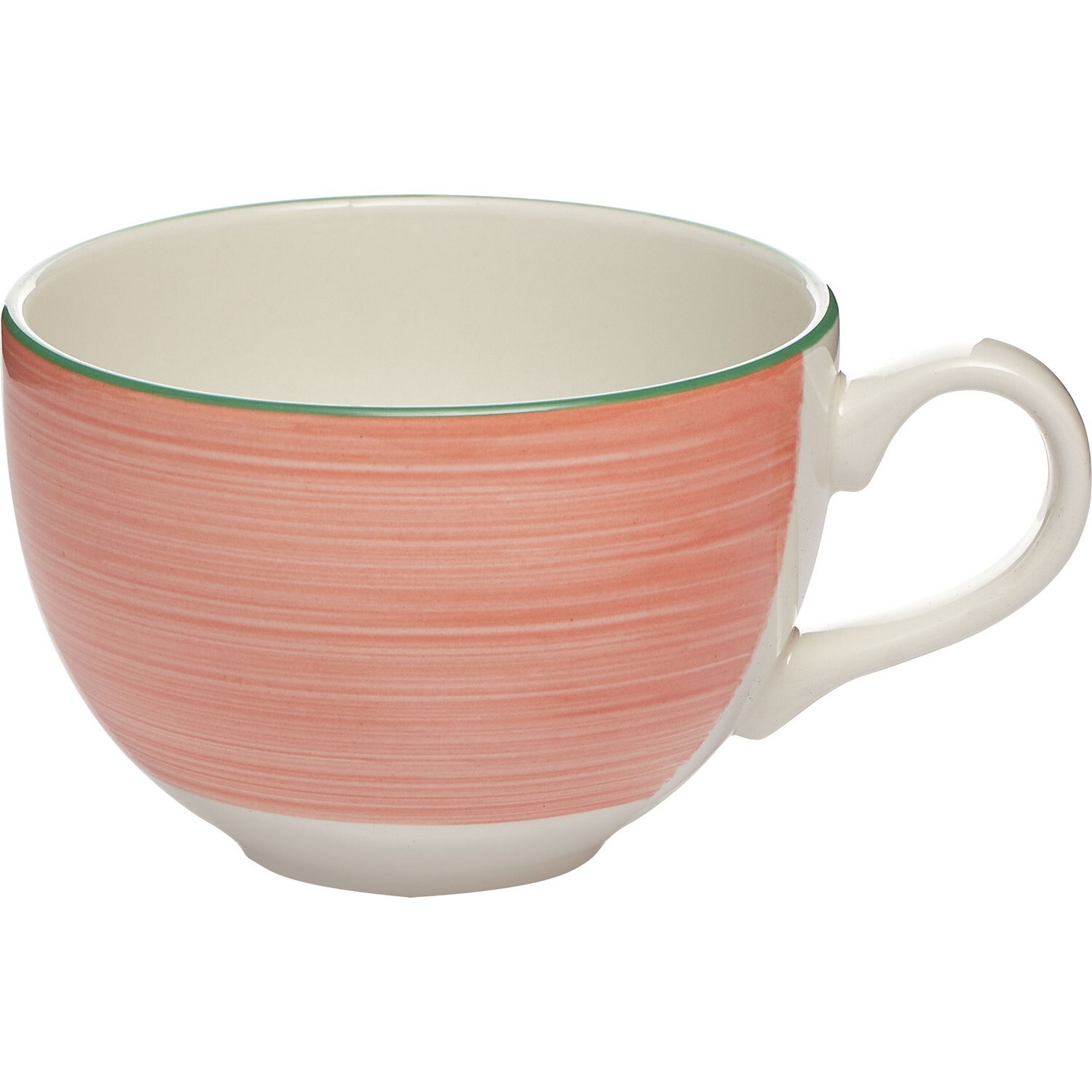 фото Чашка чайная steelite рио пинк 340мл 100х100х70мм фарфор белый-розовый