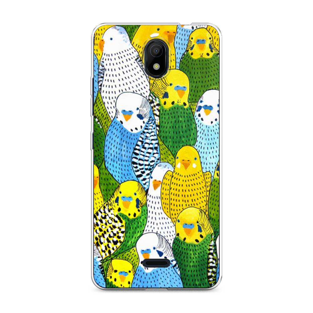 

Чехол Awog на Nokia C100 "Попугаи", Желтый;зеленый;голубой, 125350-1