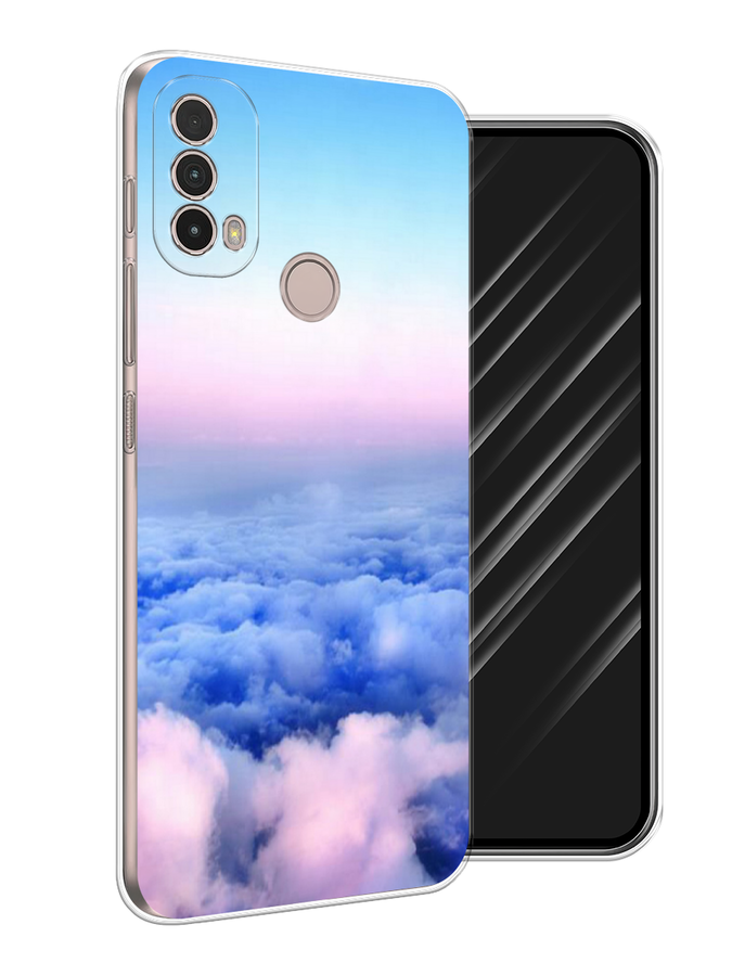 

Чехол Awog на Nokia C100 "Облака", Голубой;розовый, 125350-4