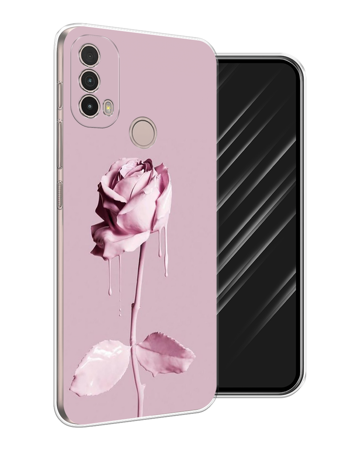 

Чехол Awog на Nokia C100 "Роза в краске", Белый;розовый, 125350-8