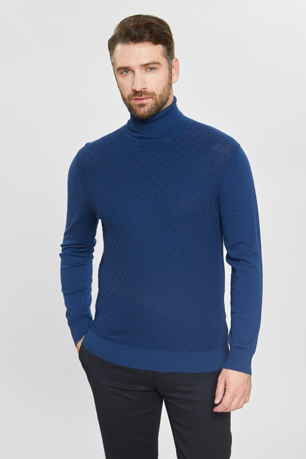 

Водолазка мужская Kanzler 150003W04O104 синяя 3XL, Синий, 150003W04O104