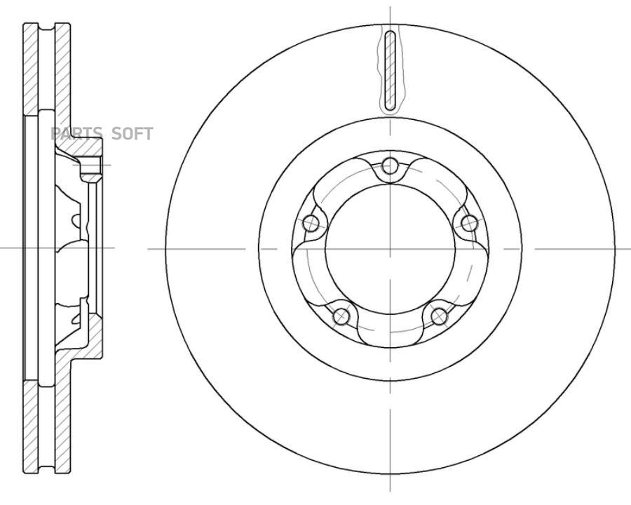 

Диск Тормозной 1Шт GBRAKE GR21060