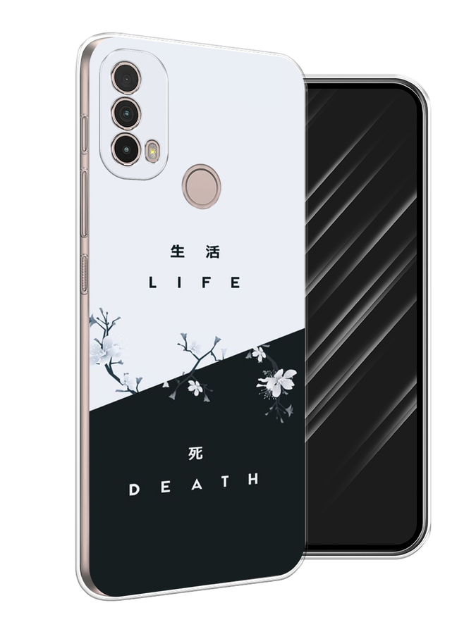 

Чехол Awog на Nokia C100 "Life and death", Черный;серый, 125350-7