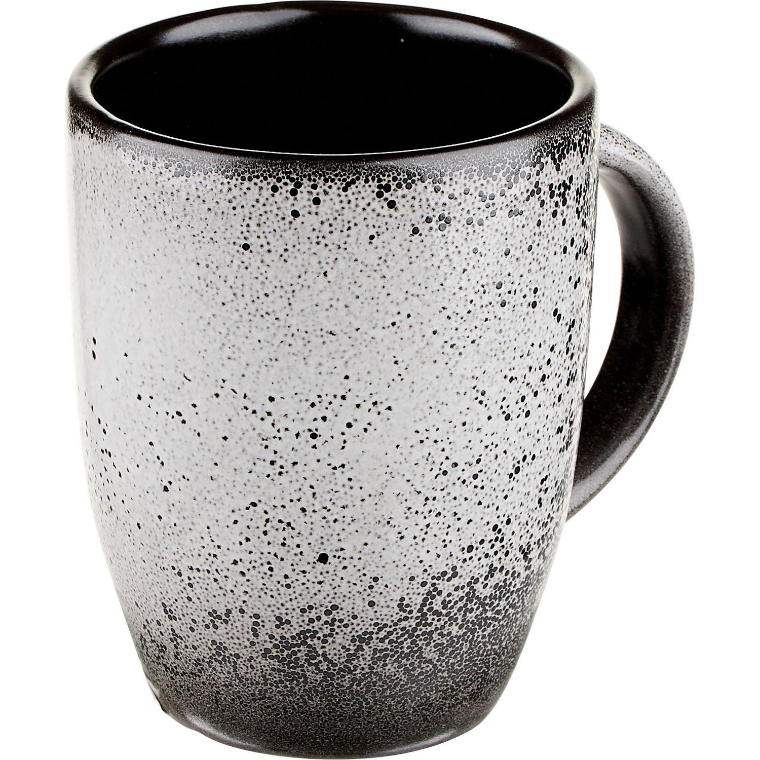 фото Чашка борисовская керамика млечный путь чайная 300мл 80х80х105мм фарфор белый-черный