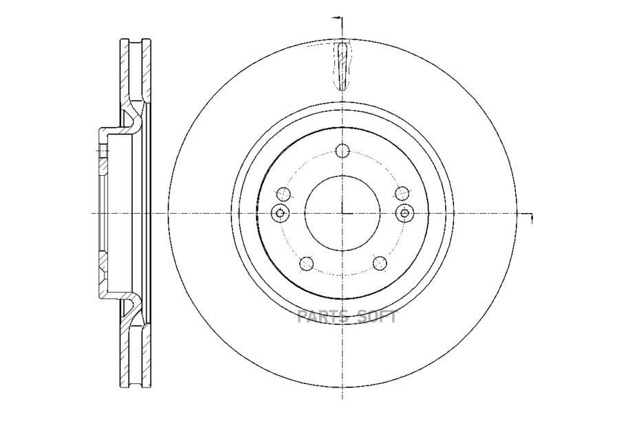 

Диск Тормозной 1Шт GBRAKE GR21302