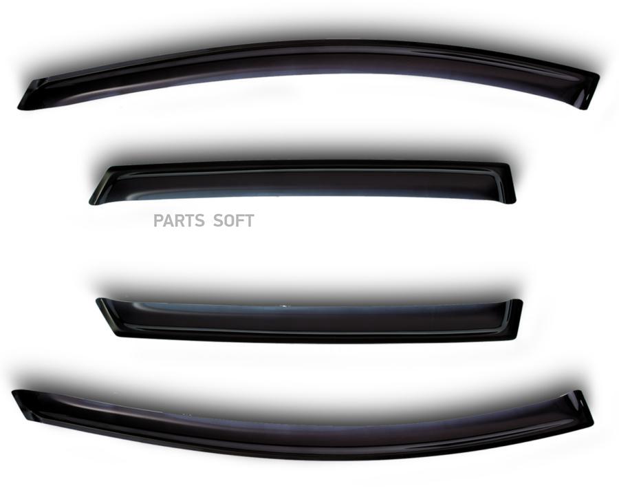 

Дефлекторы окон 4 door toyota land cruiser 100/lx470 1998-2007