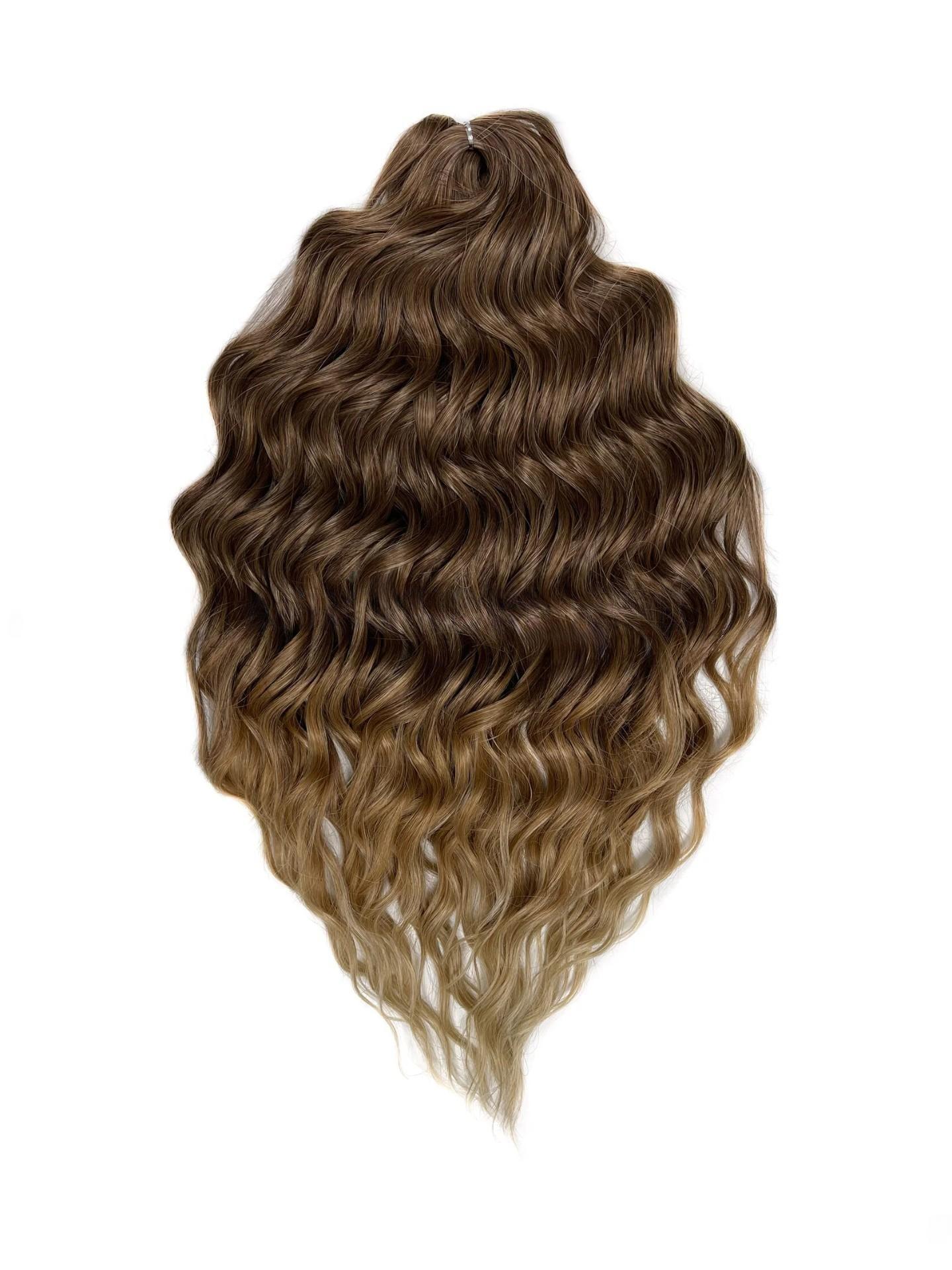 Афрокудри для плетения волос Anna T042 русый длина 60 вес 300г framesi крем для плетения кос for me 225 twist