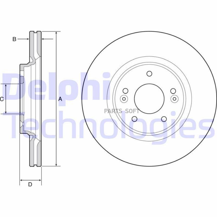 

Диск Тормозной Заказывать Кратно Двум DELPHI BG4931C
