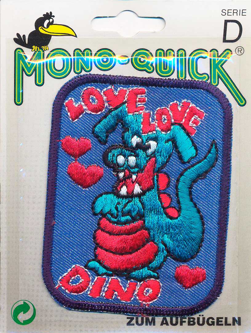 

Термоаппликация Mono Quick (63793-4) – Заплатка детская джинсовая с вышивкой Динозавр