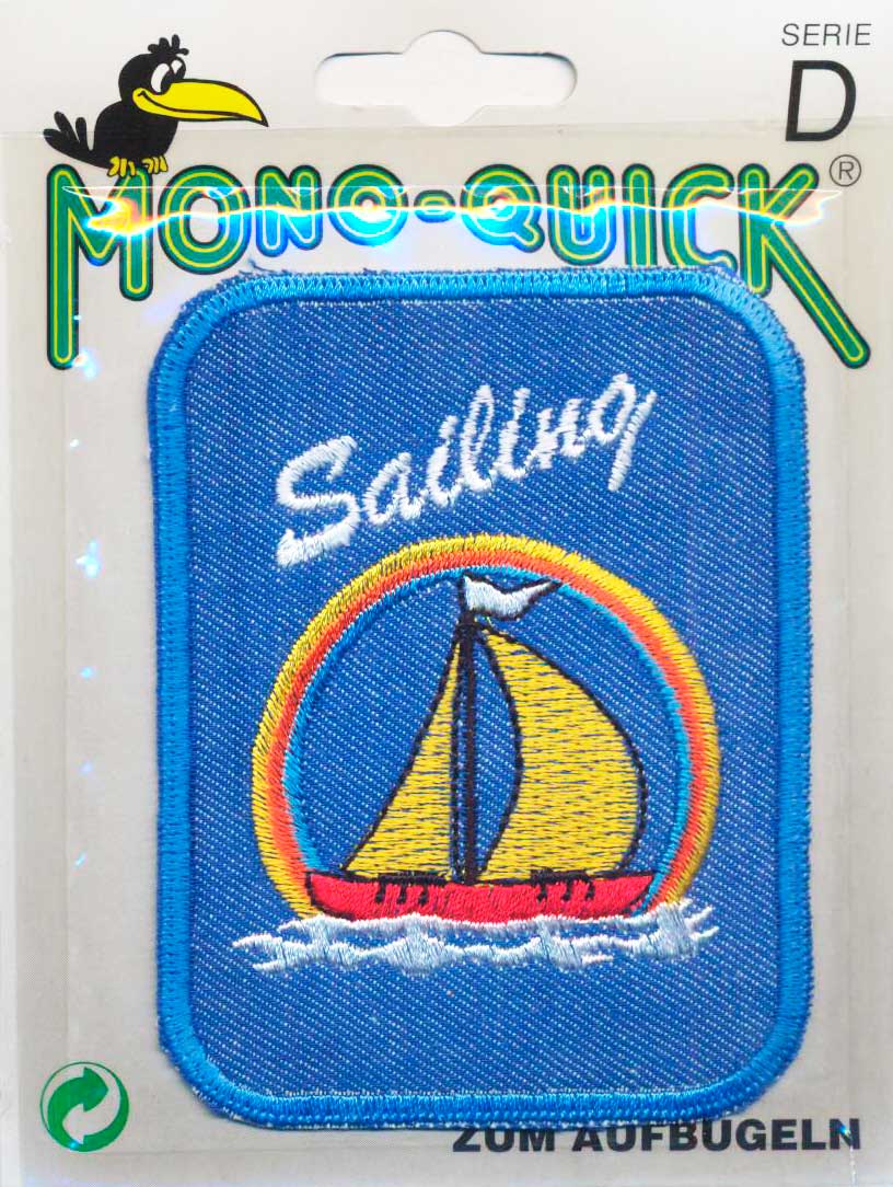 

Термоаппликация Mono Quick (63793-6) – Заплатка детская джинсовая с вышивкой Парус